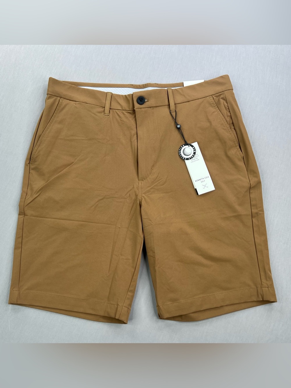 KENNETH COLE MENS TECH GOLF SHORTS 9” WATER REPELLENT